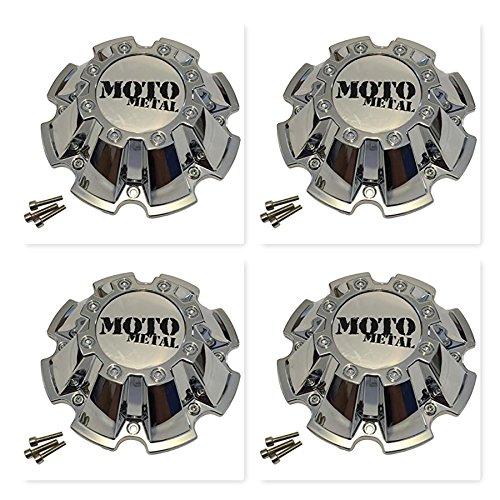 Moto Metal 4 Pack Cap M-793 M793CHROME Wheel Center Cap