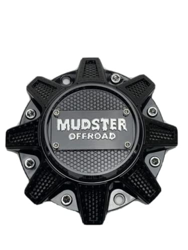 Mudster Offroad Gloss Black Wheel Center Cap C-750-1
