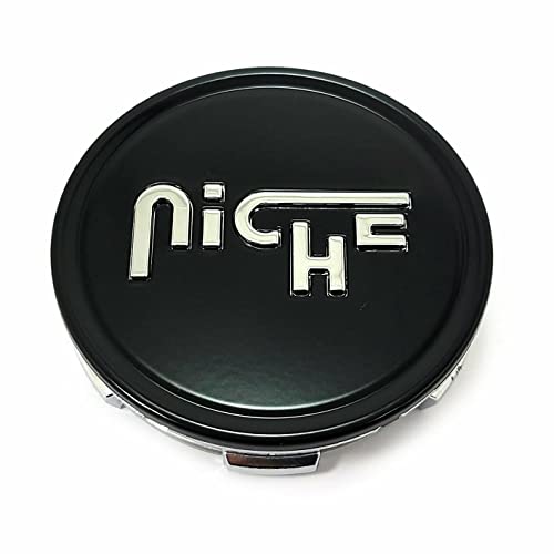 Niche Wheels 1003-24MBS 1003-24 Matte Black with Silver Logo Center Cap