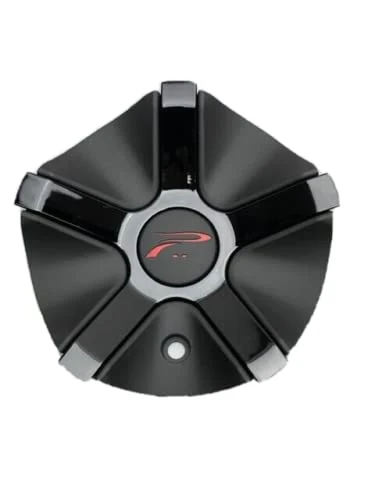 Platinum Widow Matte Black with Gloss Black Inserts Wheel Center Cap 89-9212-CAP