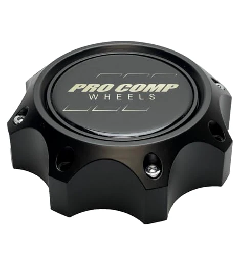 Pro Comp Satin Black Wheel Center Cap with Screws 503451542 34-8HS-CAP 503451501 YL JF023-2 Resin Logo