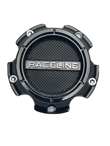 Raceline Gloss Black 5 Lug Wheel Center Cap C318L136S 6HX135