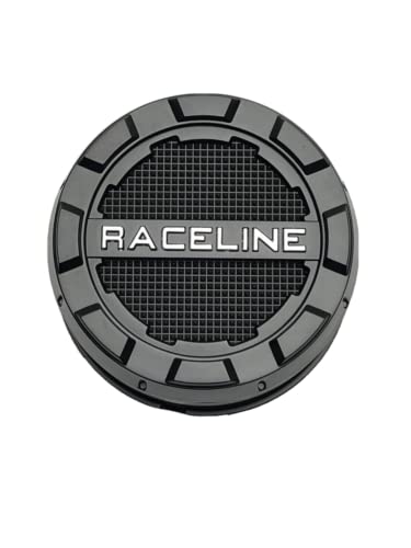 Raceline Matte Black Push Thru Wheel Center Cap C319T112F