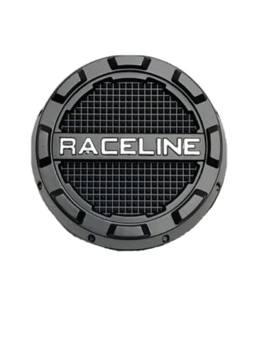 Raceline Matte Black Push Thru Wheel Center Cap C319T840F