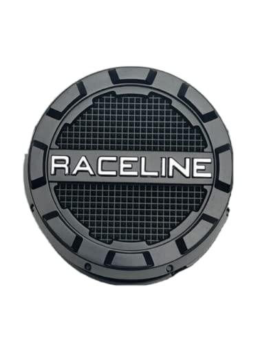 Raceline Matte Black Push Thru Wheel Center Cap C319T940F