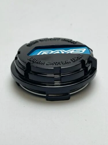 Rays Gram Lights Gloss Black Snap In Wheel Center Cap 4 Pack QC910-1 - Image 2