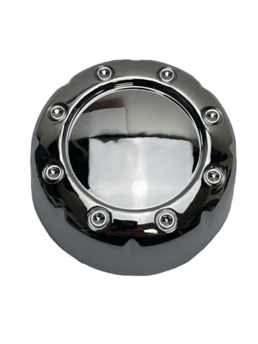 Rev Chrome Snap in No Logo Wheel Center Cap C10807-6H 390S029