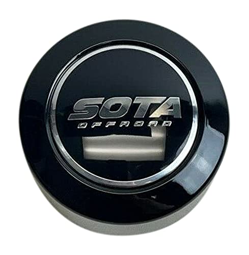 Sota Off-Road Gloss Black Snap in Wheel Center Cap A608F-5 A608F-6