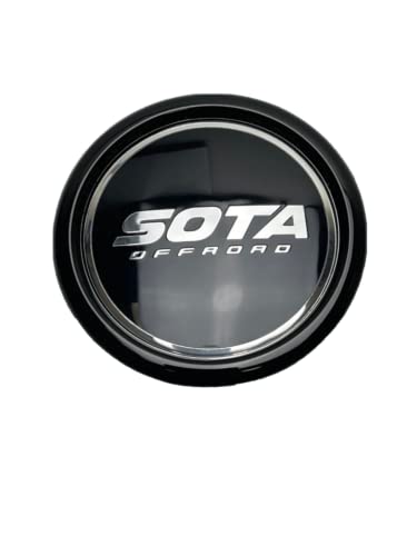 SOTA Offroad Gloss Black Snap in Wheel Center Cap A608F-3