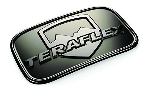 TeraFlex 4798000 Black Chrome JK License Plate Delete Badge Kit, 1 Pack