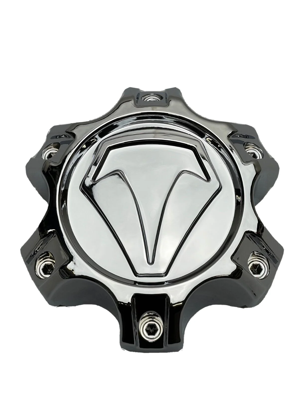 Toyota T-Force Chrome 6 Lug Snap In Wheel Center Cap 89-9584B 971S01 S1404-07