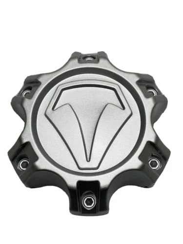 Toyota T-Force Silver 6 Lug Snap In Wheel Center Cap 89-9584B 971S01 S1404-07