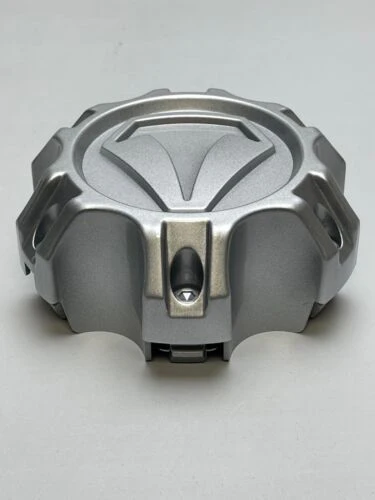 Toyota T-Force Silver 6 Lug Snap In Wheel Center Cap 89-9584B 971S01 S1404-07 - Image 2