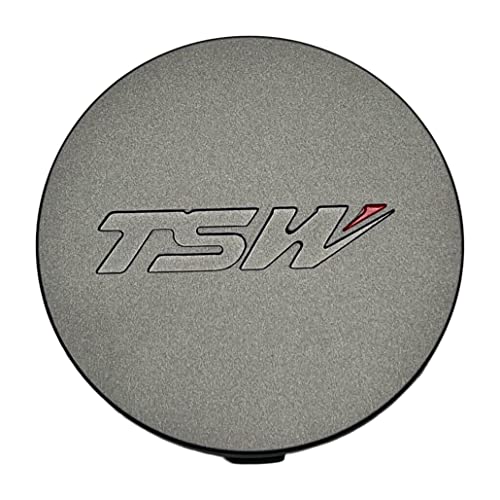 TSW Wheels Gray Snap in Wheel Center Cap PCF82-T