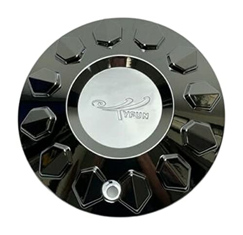 Tyfun Chrome Wheel Center Cap T835-CAP