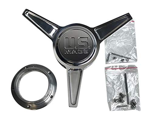 US Mags Wheels 1003-83-06H Polished Wheel Knock Off Center Cap