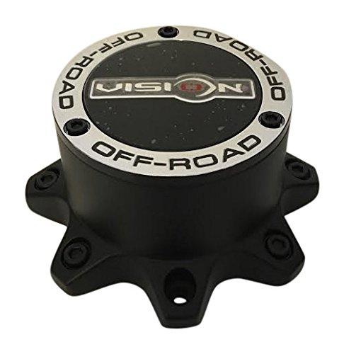 Vision Offroad Wheels C394PLMB-8V 8 Lug Matte Black Center Cap