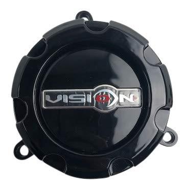 Vision Wheels C398GB-6 Gloss Black Center Cap