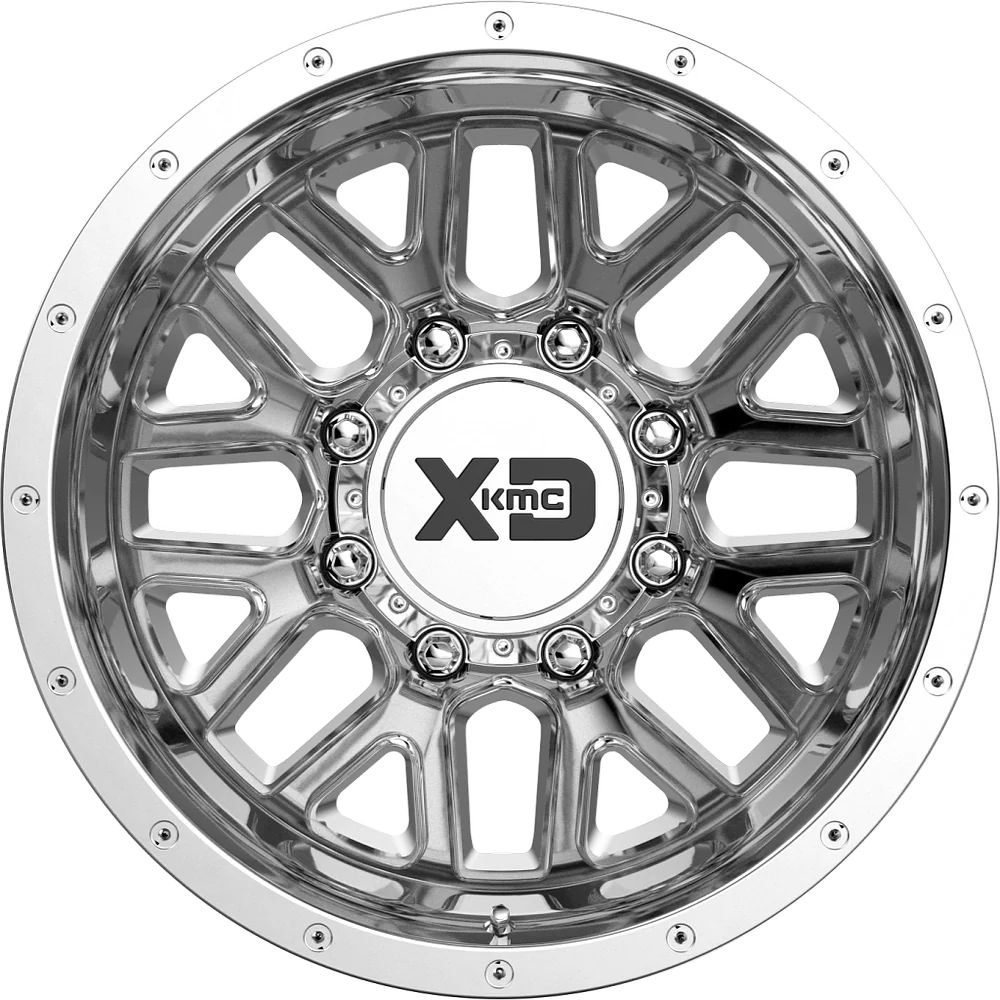 XD 1079L171FCH-H44 Gloss Black Dually Front Wheel Center Cap – 8x6.5