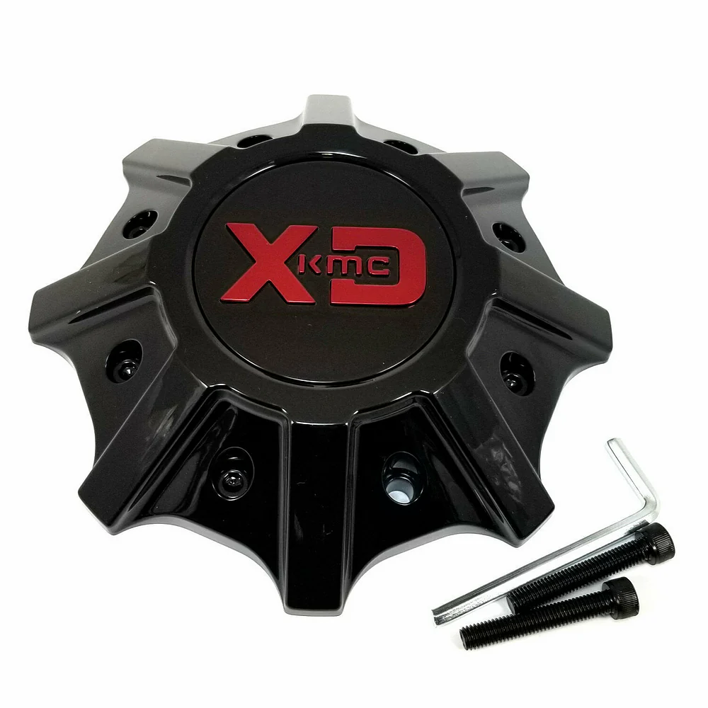 XD T148L215-H48-S5 Gloss Black Logo Wheel Center Cap – 20x9