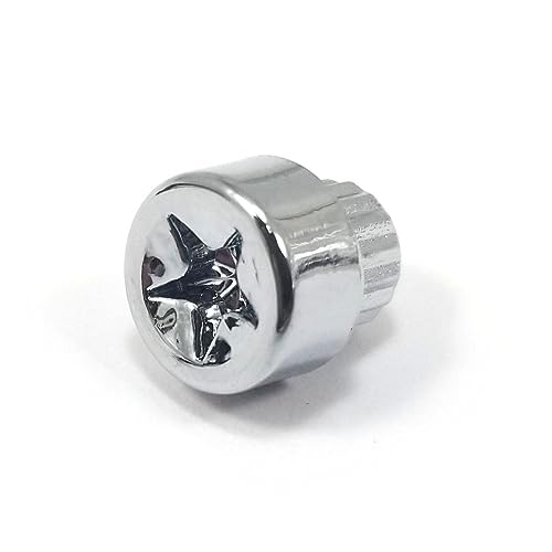 XD Series Single Wheel Decorative Rivet Bolt Chrome Plastic for KMC KM775 Rockstar CAR Fitment BDW032
