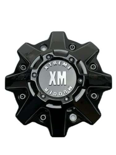 Xtreme Mudder Gloss Black Wheel Center Cap 1103-320-XM